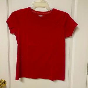 St Johns Bay. Red shirt. Size M